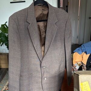 Classic Striped Stylish Brown Men's Blazer